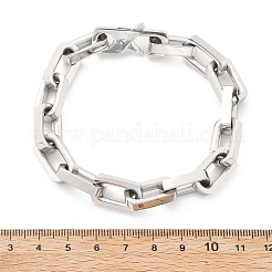Bracelets à maillons en acier inoxydable 304 pour femmes et hommes&nbsp;BJEW-A031-06P