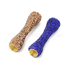 Strass-Tonpflaster-Messingperlen&nbsp;KK-P305-10G