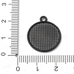 Pendentifs en alliage de café émaillé&nbsp;ENAM-I089-01B-01