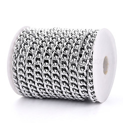 Chaînes gourmettes en aluminium&nbsp;CHA-N004-06P