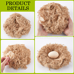 Soie de jute pour nid d'oiseau&nbsp;DIY-CN0003-19A