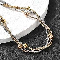 Satellitenkettenarmbänder aus Edelstahl 304&nbsp;BJEW-Z106-02A