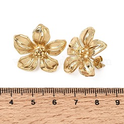 Boucles d'oreilles à tige en acier inoxydable 304 pour femmes&nbsp;SA-CBAF6AD-18G-D