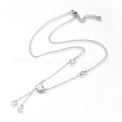 Colliers lariat papillon en acier inoxydable 304&nbsp;NJEW-I240-17