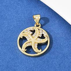 Conjuntos de pendientes y colgantes de circonita cúbica micropavé de latón para mujer&nbsp;SJEW-F227-01A-G