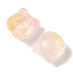 Perlas de vidrio con pintura en aerosol transparente&nbsp;GLAA-Z011-01H