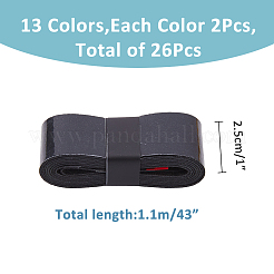26 sobregrips de raqueta de tenis antideslizantes de cuero sintético de 13 colores&nbsp;AJEW-FH0004-62