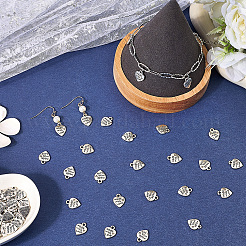 100pcs breloques en alliage de style tibétain&nbsp;TIBE-SC0002-43