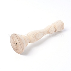 Bougeoirs en bois naturel&nbsp;DJEW-WH0033-15