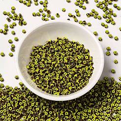 8/0 undurchsichtige Farben sickern aus Glasperlen&nbsp;SEED-F003-04B-04
