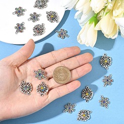 4 stücke 2 arten legierung bunte strass Verbinder anschlüsse&nbsp;ALRI-YW0001-30