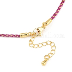 Fabricación de collares con cordón trenzado de nailon de 2 mm&nbsp;MAK-A019-02G-15