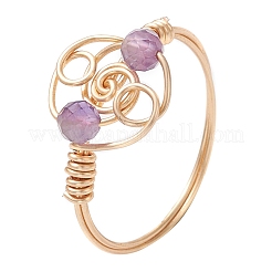 Fingerringe aus natürlichem Apatit&nbsp;RJEW-JR00801
