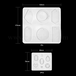 Stampi per colata di resina&nbsp;DIY-LS0003-25