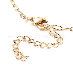 304 Edelstahl-Büroklammerkettenarmband für Damen&nbsp;BJEW-JB08325