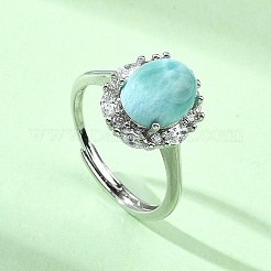 Messing Micro Pave Zirkonia Manschette offene Ringe&nbsp;RJEW-D351-03G-02