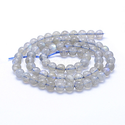 Perline labradorite naturale fili&nbsp;G-P342-09-6mm-AB+