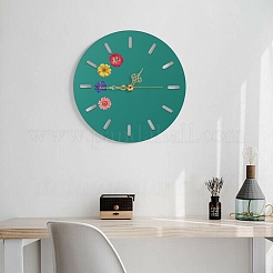 Flache runde uhr wanddekoration silikonformen&nbsp;SIMO-PW0001-421