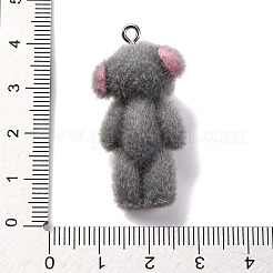 Flockige Harzanhänger&nbsp;RESI-Q011-02C