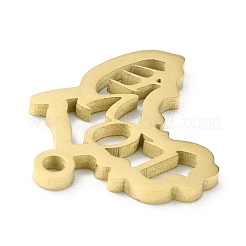 Pendentifs en acier inoxydable 304 avec placage ionique (IP)&nbsp;STAS-D007-03G
