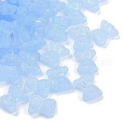 Perles en acrylique transparent mat&nbsp;X1-OACR-P029-20B-04