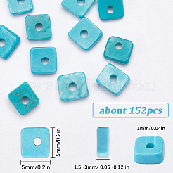 2 Strang natürliche howlite Perlen Stränge&nbsp;TURQ-SC0001-09