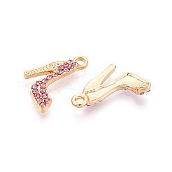 Pendenti strass in lega&nbsp;PALLOY-T092-25G