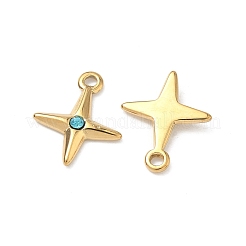 Ciondoli in strass in acciaio inossidabile 304&nbsp;X-STAS-L308-04A-G