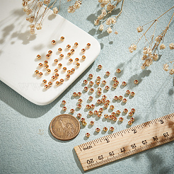 Perles de placage en laiton&nbsp;KK-LP0001-08G-02