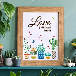 Modelli di stencil per pittura da disegno riutilizzabili in plastica&nbsp;DIY-WH0172-461
