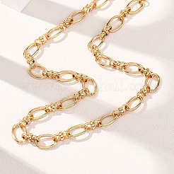 Collane con catena a maglie ovali in acciaio inossidabile 304 da 10 mm per donna&nbsp;NJEW-G194-04G