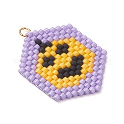 Anhänger aus Glasperlen mit Halloween-Motiv&nbsp;PALLOY-MZ00873-05