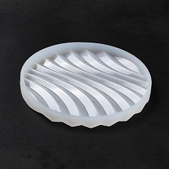 Diy flache runde / quadratische Silikonformen für gewellte Tassenmatten&nbsp;LS-SIMO-H009-02A-01