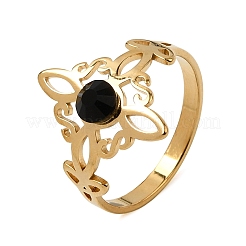 Fingerringe aus Edelstahl 304&nbsp;RJEW-H265-01G