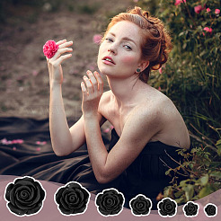 70 Stück 7 Stile Kunststoff-Cabochons&nbsp;KY-DR0001-03B