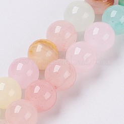 Natürliche bunte grüne Jade Perlenstränge&nbsp;X-G-G757-01-8mm