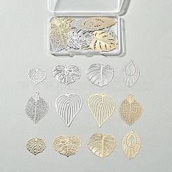 24pcs 12 Arten Messinganhänger&nbsp;KKC-FS0001-01
