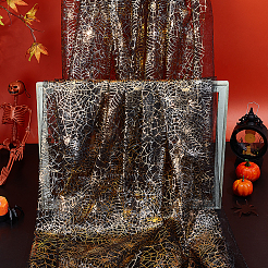 Polyester-Netzstoff mit Halloween-Motiv&nbsp;DIY-WH0661-37A