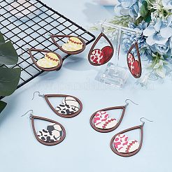 Kit para hacer aretes con temática de balón deportivo&nbsp;DIY-OC0011-33