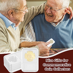 Caja de almacenamiento de monedas de plástico&nbsp;AJEW-WH0009-74B