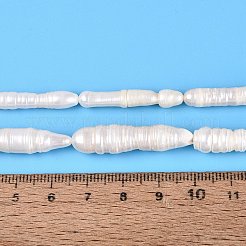 Stränge aus natürlichen barocken Keshi-Perlen&nbsp;PEAR-N021-20