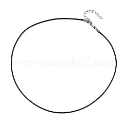 Gewachsten Baumwollkordel bildende Halskette&nbsp;X-MAK-S034-005