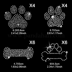 Glas Hotfix Strass&nbsp;DIY-WH0580-82B