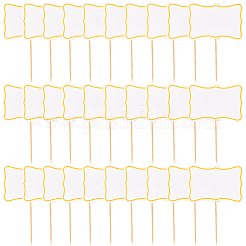 1 juego de adornos para tartas de pizarra de papel&nbsp;AJEW-SC0003-84B