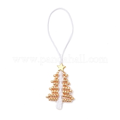 Décorations suspendues en perles de verre pour sapin de Noël&nbsp;HJEW-MZ00373-03