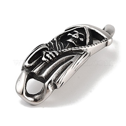 Halloween 304 Edelstahl Sensenmann Tod Verbinder Anschluss Charms&nbsp;STAS-L274-006AS