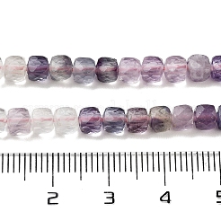 Fluorit natürlichen bunten Perlen Stränge&nbsp;G-H042-A06-02