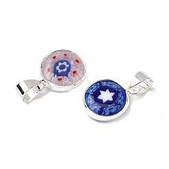 Manuelle Bunte Malerei Anhänger & Charms&nbsp;LAMP-D002-03B-G