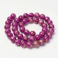 Chapelets de perles en jade Mashan naturel&nbsp;G-P232-01-B-4mm