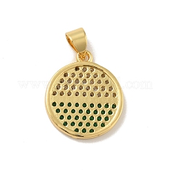 Ottone micro spianare pendenti zirconi&nbsp;X-KK-B059-35G-F